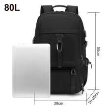 Travel Backpack For Airplane Cabin 45x36x20 For Vueling, Ryanair | Waterproof And Spacious Hand Luggage With Shoe Compartment | Multifunctional Anti-Theft Backpack For Travel And Business Trips(2210-001) - 026-80L - Xem 2