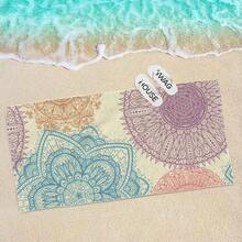 Oversized Bohemian Style Beach Towel - Soft, Lightweight, Super Absorbent Microfiber Towel Suitable For Travel, Swimming, Camping, Yoga, Fitness, Beach Vacation And Beach Parties - A Perfect Gift For Family And Friends - Multicolor - View 20
