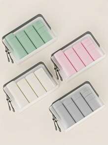 6pcs/Set 15ml/50ml/80ml/100ml Nordic Style Empty Refillable Travel Bottles For Shampoo, Lotion, Shower Gel, Cream
