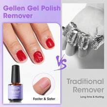 Gellen Gel Nail Polish Remover Kit, Gel Polish Remover For Nails With Liquid Latex Tape Cuticle Oil And Manicure Tools, Quick &Amp; Easy Gel Remover In 3-5 Minutes, No Soaking Or Wrapping