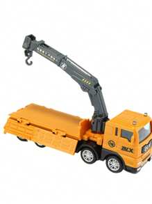 Children's Engineering Machinery Toy Kit, Life Trailer, Crane, Life Lift Truck, Tanker Truck, Toy Bus, Truck Model, Large Toy Truck, Toy Tractor, Forklift, Bus Model