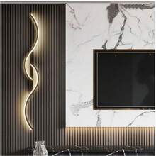 1pc USB Rechargeable LED Wall Light, Dimmable With Remote Control, 5V2A 4000mAh, 60/80cm LED Light Bar, Black Aluminum & Iron Material, Easy Installation, Suitable For Bedroom, Living Room, Hallway, Staircase, Dining Room And More - Rechargeable Remote Control - View 12