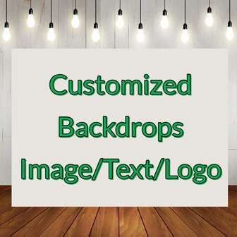 1pc Personalized Customizable Photo Logo Cartoon Text And Other Custom Picture Design Customization All Holiday Seasons Can Be Universal Multi-Function Background Decoration Banner Vinyl,Art Activities For Children