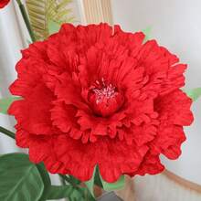 50cm gefärbte Plüsch Pfingstrose Künstliche Blume, Schaufensterauslage, Hochzeitsdekoration, Outdoor Party Kulisse, Heimdekoration, Fotografie-Requisite