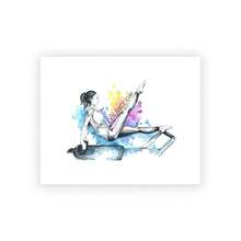 1 pièce/3 pièces Affiches d'arts muraux avec cadre en option. Affiches d'impression d'art de graphiques d'exercices de pilates et de yoga modernes, peinture aquarelle sur canevas de femme faisant de l'exercice, décoration murale pour salle de sport - Multicolore - Voir 22