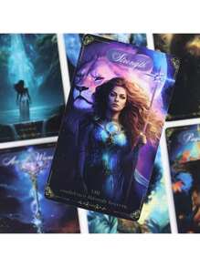 78 cartes tarot oracle anglaises, convenant pour des jeux spéciaux et des divertissements de fêtes mahjong
