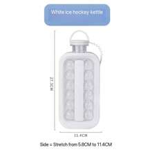 Essential Summer Cool-Down Items: A Two-In-One Portable Membrane Cup, Water Cup, Ice Tray Cup, Ice Cubes, Silicone Special Abrasive Pressing Household Item, Transparent Water Cup
