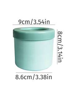 1pc Blue Silicone Portable Ice Mold, Cylinder 3D Ice Cube Maker, Easy-To-Release Silicone Ice Tray, With Multiple Compartments And Simple Bucket-Shaped Design With Lid, Reusable Ice Maker,Suitable For Home, Bar, Club And Outdoor Summer Drinks, Ideal For Cocktails And Fruit , Kitchen Supplies, Kitchen Accessories Back To School - Multicolor - View 11