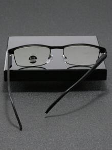 Gafas de lectura diarias de 3 piezas con múltiples colores para hombres y mujeres de mediana edad y ancianos con aumento de +1.0x a +4.0x, bisagras de resorte de metal y enfoque automático contra la luz azul