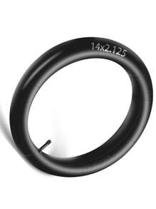 GLDYTIMES Câmara de ar para bicicleta GLDYTIMES de 14", 14x2.125/2.4 com válvula Schrader, adequada para scooters elétricas e pneus de bicicleta elétrica, substituindo pneus de 14x1.90, 14x1.95, 14x2.0, 14x2.10, 14x2.125 e 14x2.4