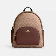 Coach Mochila feminina, bolsa de ombro, mochila escolar para viagem, marrom