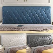 Luxury Thick Headboard Cover Soft Bed Head Back Decor Protector Slipcover 150CM - Beige - View 4