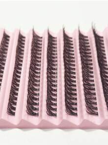 Extensiones de pestañas individuales sintéticas curvas, densas, naturales y suaves de 40D 8-16 mm mixto 0.07 mm Curl D, 10 bandejas 200 piezas Pestañas artificiales tipo marta resistentes al agua, ligeras, efecto 3D, adecuadas para maquillaje ligero, maquillaje intenso, maquillaje diario, maquillaje de dibujos animados, portátil para uso diario o salir. - D - Ver 5