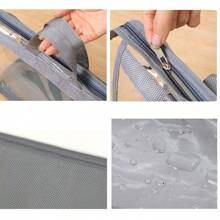 Bolsa organizadora colgante con cubierta de polvo transparente, bolsa a prueba de humedad para guardar bolsos