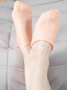 2pcs Moisturizing Soothing Silicone Foot Covers For Cracked Feet. Home Spa Experience, Repair Dry Feet, Suitable For Men And Women, Dry Skin, Rough Skin, Home Foot Care, Can Be Used With Your Favorite Lotions And Creams