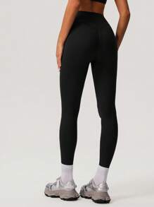Sodalemon Mallas deportivas casuales y para yoga de verano y primavera para mujer, sin costuras delanteras, que realzan el trasero, para usar al aire libre
