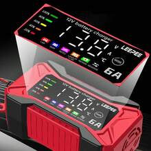 智能汽车电池干湿铅酸电池摩托卡车电池充电器 220V 电源脉冲修复充电器 LED 显示 12V 2A 汽车电池充电器 - 美規-2 - 查看 3