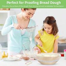 100 个可重复使用的弹性塑料碗盖 - 适用于微波炉，可拉伸食品储存盖，用于面包发酵、剩菜、野餐和露营（适合最大 14.9 英寸的碗）