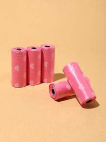 Certified Thickened Leak Proof Pet Feces Bag With Handle, 22 * 30cm Cat And Dog Universal Garbage Bag, Summer Dog Walking Cleaning Tool - Multicolor - View 2