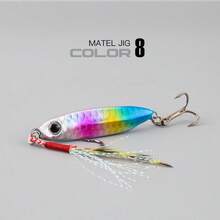 7G-25G 近海全水柱勺形拟饵，逼真鱼鳞鳟鱼、鳜鱼、鲈鱼钓鱼诱饵