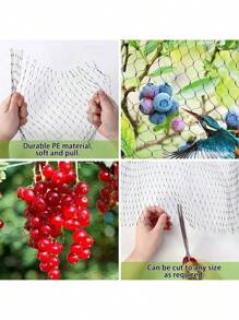 1 Pc Bird Protection Net, Garden Plant Mesh, Protecting Plants And Fruit Trees From Birds, Deer, Poultry, Best Fencing Anti-Bird Net Garden Net Orchard Anti-Bird Net Polyethylene Anti-Bird Net Extrusion Anti-Bird Net Grape Anti-Green Anti-Bird Net