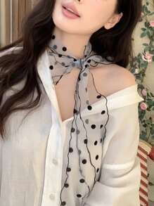 1pc Vintage Dark Gothic Lace Ribbon Tie Necklace With Bowknot Choker Collar Pendant For Women