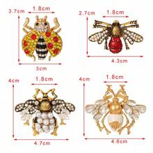 1pc Personalized Punk Rock Alloy Set With Artificial Crystal, Zirconia, Pearl, Ladybug & Bee Insect Series Open Ring, Versatile Jewelry Gift For Friends, Siblings, Classmates, Suitable For Men And Women (The Vintage-Style Red Ring Is A Distressed Version With An Adjustable Open Ring Band, Made Of Alloy Material That Is Soft And Easy To Adjust) - Bee Ring - View 7