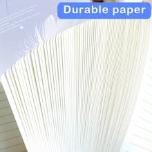 1pc, 136 Pages, B5 Waterproof Soft Surface PP Cover Notebook, Colorful Simple Journal, Notebook, Horizontal Line Journal, Notepad For Office, Home, School
