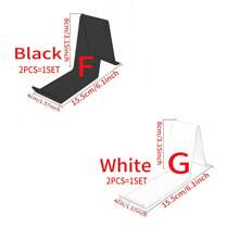 2 pezzi di Rastrelliera trasparente per scarpe in plexiglass, supporto per scarpe in acrilico trasparente