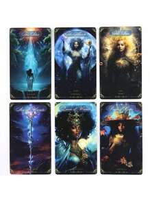 78 cartes tarot oracle anglaises, convenant pour des jeux spéciaux et des divertissements de fêtes mahjong