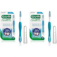 Proxabrush Go-Betweens - Moderate - Interdental Brushes - Soft Bristled Dental Picks For Plaque Removal Health - Safe For Braces & Dental Devices, 10 Count Back To School - Wide - View 4