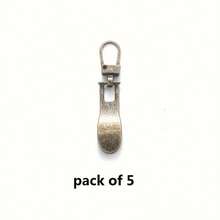 5个可拆卸金属拉链，简约实用，多用途 - 彩色 - 查看 9