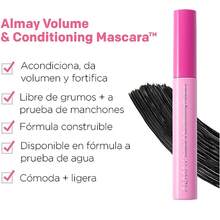 Almay Mascara Pestañas Lash Boosting Volume - Blackest Black WP - Ver 5