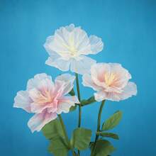 50cm künstliche Pfirsichblüte, große Blumendekoration für Schaufensterauslage, Outdoor-Hochzeit, Fotografie, hochwertige Szenengestaltung