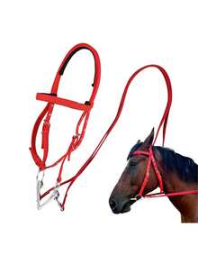 Adjustable Horse Bridle With Stainless Steel Bit - Equestrian Bridles And Horse Headstall
