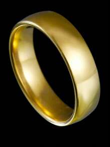 1 Pc Simple 6mm Titanium Ring Women Men Prevent Allergy High Polished Wedding Rings Stainless Steel Couple Finger Jewelry Gifts