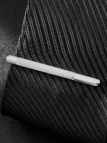 TOMI 三眼计时石英男式手表，带袖扣和领带夹，锌合金皮革表带，简约设计，礼盒包装，适合日常生活、商务、节日、父亲节 - 棕色 - 查看 6