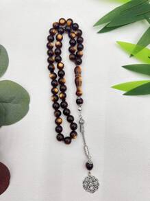 45 Stücke/10 cm Muslimische Gebetsperlen Tasbih Rosenkranz Armband, Harz Einzelstrang