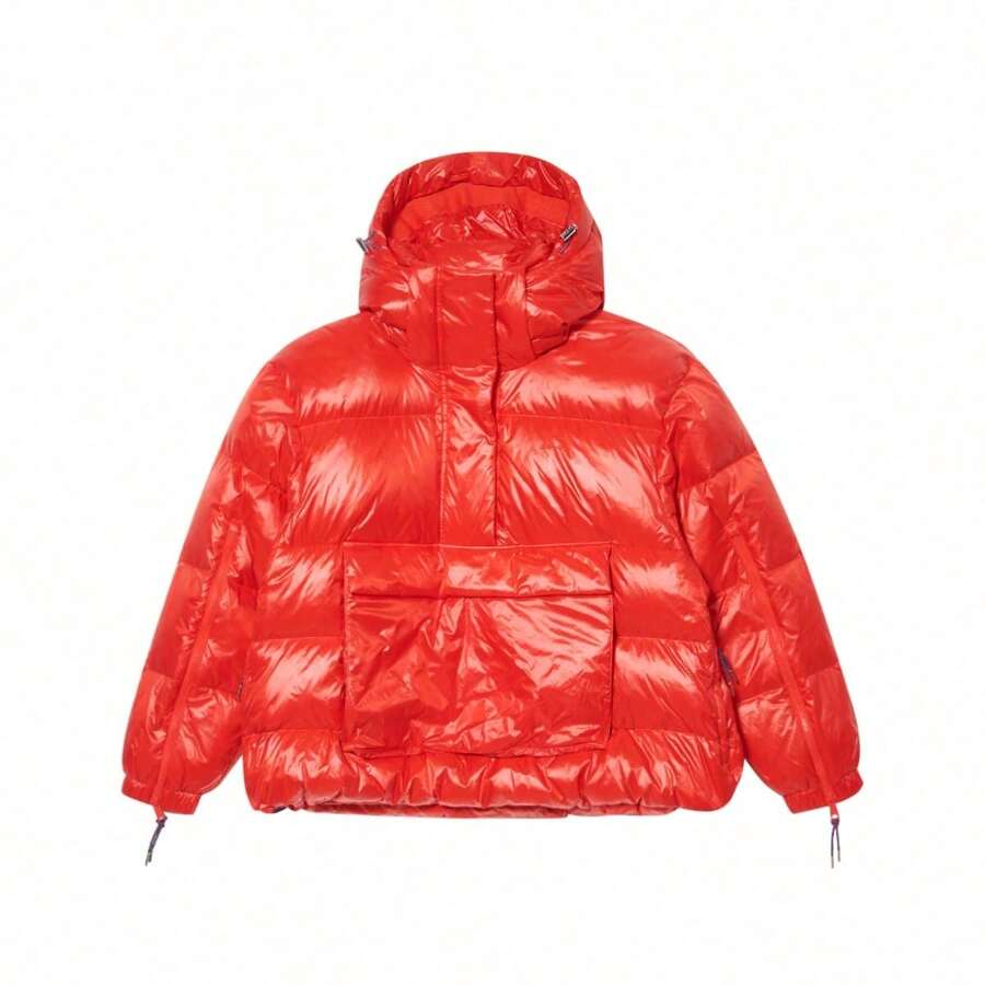 Adidas 女式 600 蓬松度连帽羽绒服，IR7114