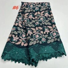 New African African Cotton Lace Fabric 2025 High Quality Nigerian Swiss Voile Lace In Switzerland For Elegant Wedding Dress Sewing