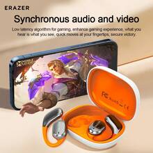 ERAZER Invested By Lenovo QT02 Bluetooth Earphones, Ear Hook, Support Multi-Language Real-Time Bluetooth Translation, Colorful Multifunctional Smart Display, ABS/PC Material, AI Wireless Earphones, Suitable For Office, Travel, Sports, Music, Earhook, Holiday Gift - one-size - View 12