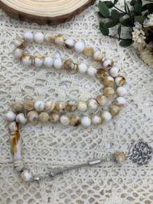 45 件亚克力仿树脂穆斯林念珠手链 Tasbih 适合日常祈祷 - 彩色 - 查看 5