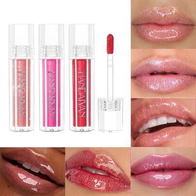 HANDAIYAN Son bóng lục giác ngọc trai, dưỡng ẩm, bóng mượt như gương, lâu trôi, phù hợp cho sử dụng hàng ngày, dự tiệc, đi biển, cắm trại và du lịch, nhỏ gọn và dễ sử dụng, cũng thích hợp cho các buổi tụ họp cá nhân, lễ Giáng sinh và các lễ hội khác nhau. Một món quà lý tưởng cho những dịp đặc biệt. Mỹ phẩm trang điểm mặt dành cho nữ, phù hợp cho mùa đông/xuân. Lý tưởng cho thời trang Y2K, thích hợp làm quà tặng sinh nhật/Ngày Valentine/Ngày của Mẹ, không thể thiếu cho các bữa tiệc hóa trang, lựa chọn màu sắc tuyệt vời nhất.