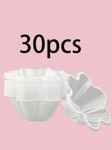 10 pezzi/20 pezzi/30 pezzi Coppette da dessert in plastica a forma di fiore di pruno, adatte per gelato, frutta secca, insalata e stuzzichini