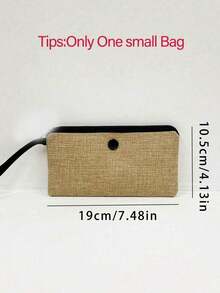 亚麻手提包托特包+零钱包，大容量亚麻手提包配一个小袋子，豹纹情书图案，大容量妈妈奶奶手提包 - 时尚单肩包，适合女士休闲手提包和购物，独特的情人节礼物，送给家人的最佳感恩节礼物，情人节快乐