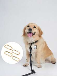 Oval Shape Snap Clip Metal Spring Key Ring Aluminum Alloy Carabiners For Men And Women Use For Outdoor Climbing Backpack And Daily Wear Travel Essentials - Multicolor - View 5