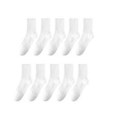 2/4/6/8/10/20 Pares de calcetines de tripulación de unicolor simples para hombres, calcetines deportivos, calcetines para uso diario y exterior, nuevos calcetines de verano para skateboarding, calcetines medianos para hombres