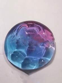 水晶史莱姆蓬松粘性弹性挤压减压玩具，便宜蓬松泡沫玩具 - 彩色 - 查看 4