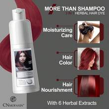 Black Hair Dye Shampoo 3 In 1 For Men And Women - Permanent Color For Gray Coverage And Beard, Herbal Essence Natural Plant Instant Coloring Shampoo (Brown Black) - Three Popular Hair Colors - View 5