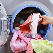 2 pièces Boules de lavage pelucheuses pour éliminer les poils d'animaux, adsorption et élimination des cheveux des vêtements, boules de nettoyage pour machine à laver - améliorer votre expérience de lessive